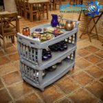 ترولی سه طبقه حمل غذا