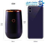 خوشبوکننده خودرو با باتری لیتیومی داخلی، قابل شارژ از طریق کامپیوتر، پاوربانک و خودرو.